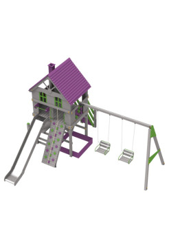 Игровая площадка из дерева Ранчо